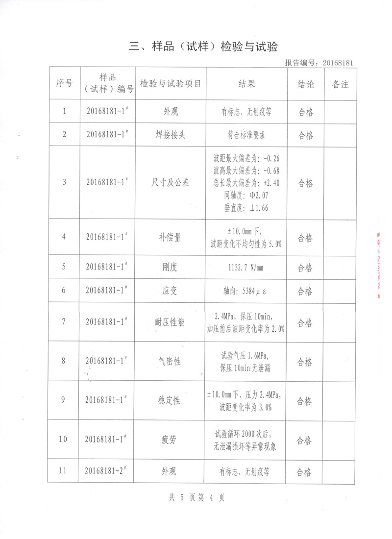淞江集團(tuán)中*認(rèn)可檢測(cè)的檢驗(yàn)報(bào)告