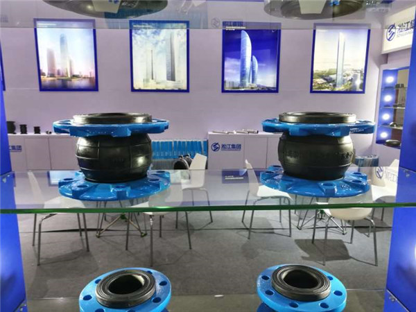 氟橡膠、耐高溫、耐酸堿DN500、PN10、L-200mm橡膠接頭