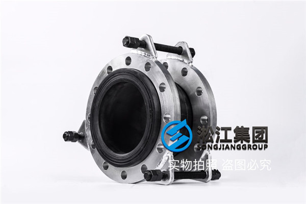 80度以下，DN150~DN300口徑的25kg橡膠軟連接過過壓縮空氣