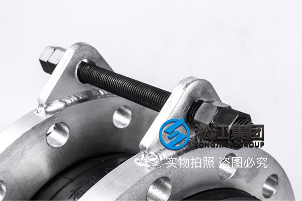 80度以下，DN150~DN300口徑的25kg橡膠軟連接過過壓縮空氣
